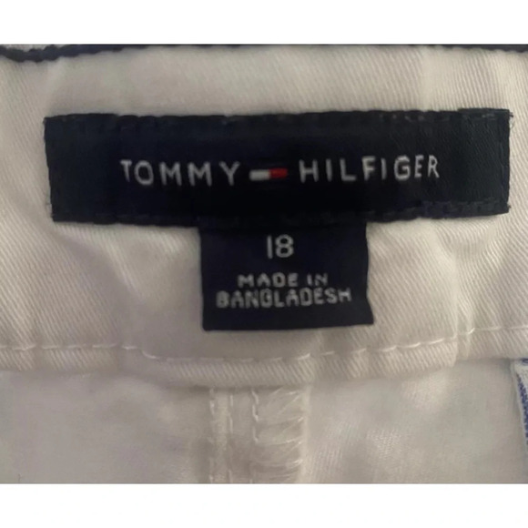 Tommy Hilfiger White Chino Pants Women Size 18 (1029) - Picture 4 of 6